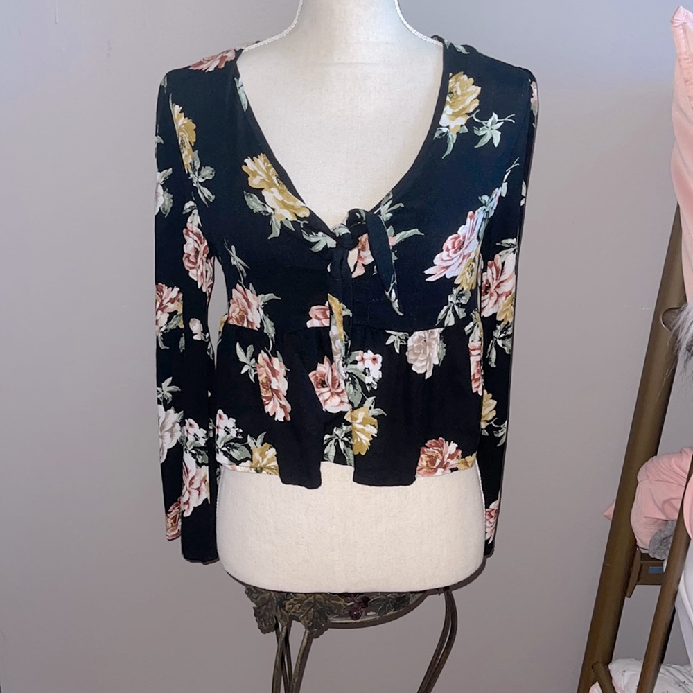 Long Sleeve Floral Shirt
